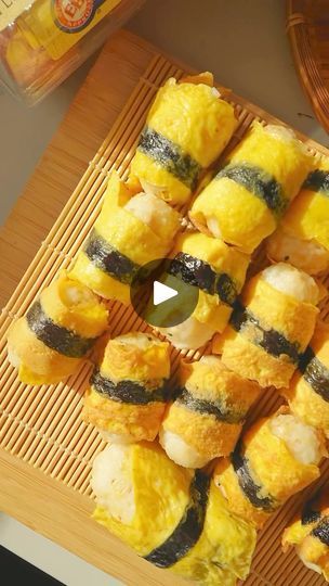 Roll Sushi, Lunch Idea, Cooking 101, La Food, How To Cook Rice, Egg Roll, Party Food Appetizers, Egg Rolls, Yummy Yummy