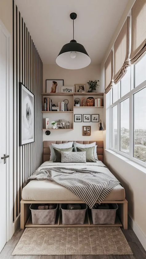 Small Bedroom Ideas: Maximize Your Space and Style - Roomrhythm Super Small Bedroom Layout, Small Long Room Ideas Bedroom, Box Bedroom Ideas Kid Rooms, Small Mobile Home Bedroom Ideas, 2m X 2m Bedroom Ideas, Small Room Renovation Bedrooms, Tiny Bedroom Ideas For Boys, Very Small Guest Bedroom Ideas, Tiny Box Room Ideas