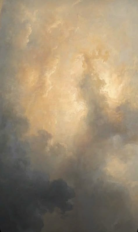 Reinassance Background, Classical Art Iphone Wallpaper, Old Cloud Painting, Classical Painting Aesthetic Wallpaper, Vintage Sky Painting, Painted Clouds Wallpaper, Old Background Aesthetic, Cloud Painting Wallpaper, Reinassance Painting Wallpaper