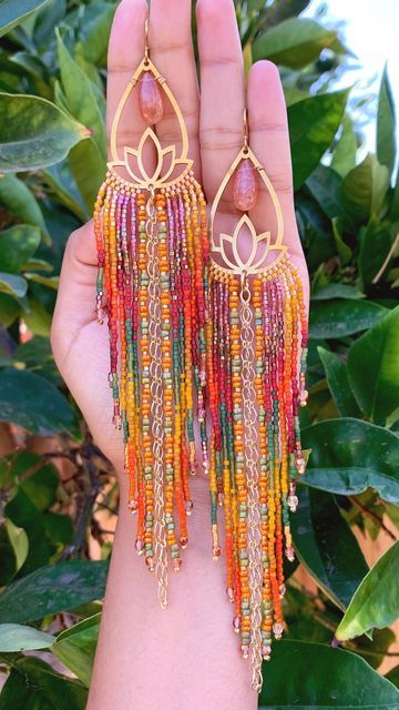 Sequin Jewelry, Seed Beading, Beaded Jewels, Boho Chic Jewelry, Bead Embroidery Jewelry, Bead Work Jewelry, Embroidery Jewelry, Fall Jewelry, Beaded Jewelry Patterns