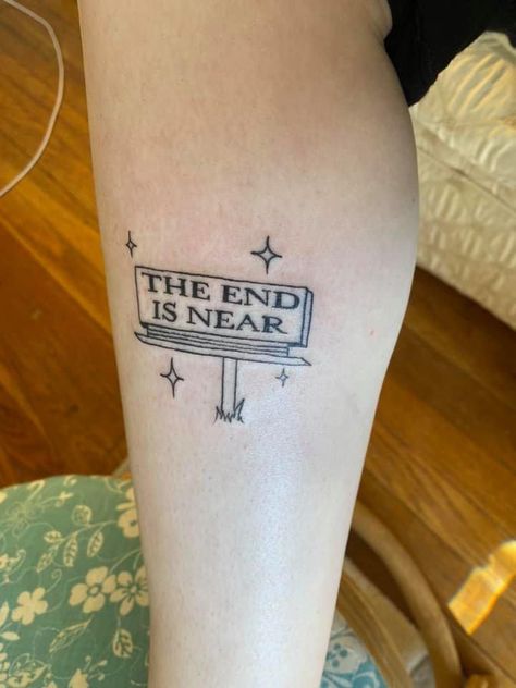 The End Is Near, Party Tattoos, Cute Tats, Tattoos Mandala, Tattoos Geometric, Tattoos Skull, Mermaid Tattoos, Phoebe Bridgers, Dainty Tattoos