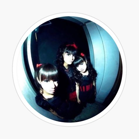 Get my art printed on awesome products. Support me at Redbubble #RBandME: https://www.redbubble.com/i/sticker/OG-Babymetal-Kawaii-Metal-Circle-Fan-Art-by-Burn-Ego/159968480.EJUG5?asc=u Kawaii Metal, La Baby, Baby Metal, Metal Core, Fish Eye Lens, Metal Circle, Sticker Art, Sticker Design, Metal Prints