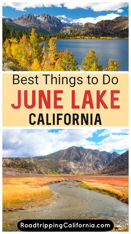 Discover the best things to do in June Lake, California, from boating and swimming to hiking and birdwatching! June Lake is a must-visit in the Eastern Sierra of California. Things To Do In June, June Lake California, June Lake, Nevada Mountains, Sierra Nevada Mountains, Mammoth Lakes, Usa Travel Guide, California Travel Road Trips, Alpine Lake