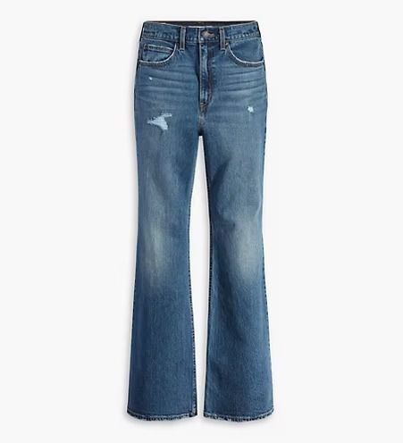 70's High Flare Women's Jeans - Dark Wash | Levi's® US High Straight Jeans, Emotionally Attached, Straight Jeans, Women's Jeans, Levi's, Women Jeans, Clothes