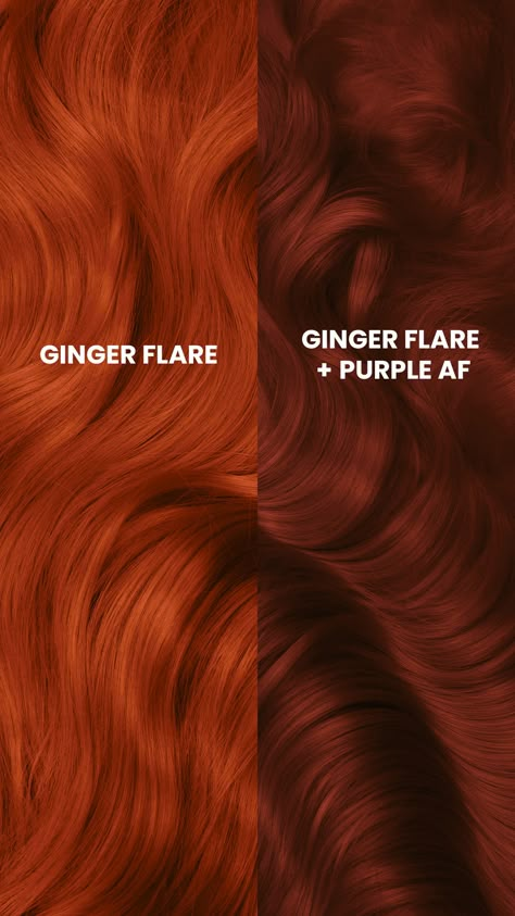 natural hair colors, hair dye, hair color, hair ideas, color mixing, summer, hairstyles Ginger Flare Arctic Fox Hair, Arctic Fox Ginger Flare, Fox Color Hair Dye, Arctic Fox Orange, Orange And Black Hair, Orange Hair Dye, Hair Stylist Tips, Hair Color Swatches, Arctic Fox Hair Dye