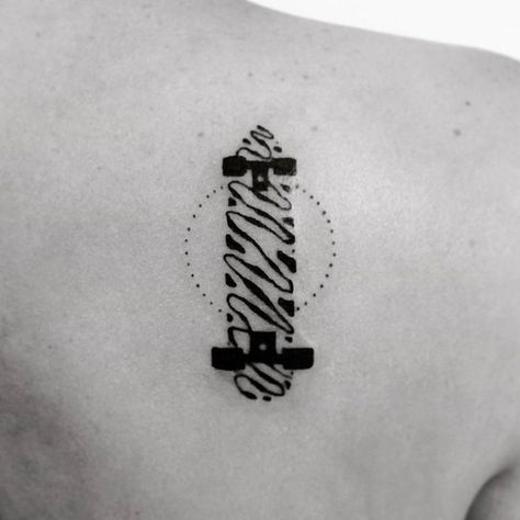 Skater Tattoos Men, Simple Skateboard Tattoo, Skater Tattoos Ideas, Skateboard Tattoo Ideas, Skate Tattoo Ideas, Skateboard Tattoos, Skating Tattoo, Skate Tattoos, Tattoo Skate