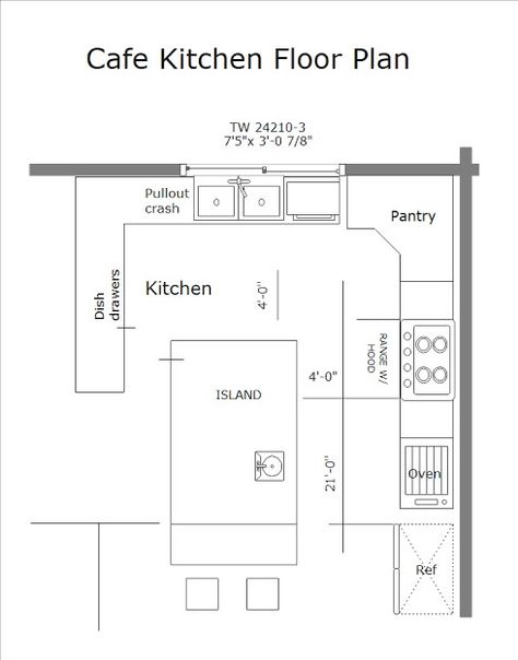 Small Cafe Floor Plan With Dimensions, Layout Kitchen Design, Coffee Shop Kitchen Layout, Catering Kitchen Layout, Small Cafe Kitchen Layout, Bakery Layout Floor Plans, Small Cafe Floor Plan Layout, Bakery Kitchen Layout Floor Plans, Restaurant Kitchen Layout Plan