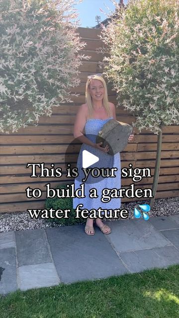 Diy Rock Water Fountain, Outdoor Fountains Diy, Diy Patio Water Feature, Outdoor Water Fountains Diy, Small Garden Waterfall Diy, Water Features In The Garden Fountain, Corner Fountain Ideas, Small Water Features For The Yard, Natural Water Features In The Garden