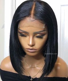 Type 2c Hair, Bob Pendek, Straight Back Braids, Sleek Braid, Kort Bob, Frontal Hairstyles, Short Straight Hair, Burgundy Hair, Short Bob Wigs