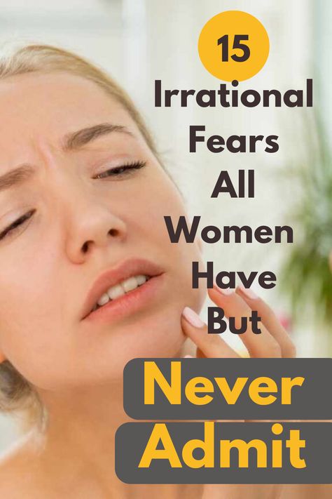 No matter how strong and composed they might appear, some women harbor irrational fears that they seldom confess. We've dug deep and found out these 15 irrational fears all women face but never admit. Click to see the list. Don't forget to save this pin. Fears List, True Love Photos, Irrational Fear, Rule Breaker, Fear Of The Unknown, Women Face, Biggest Fears, Feeling Insecure, Finding True Love