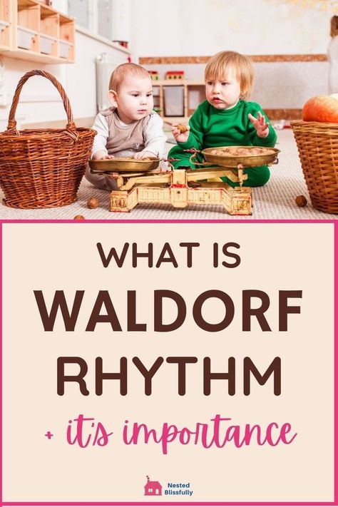 Waldorf Schedule Daily Routines, Waldorf Morning Rhythm, Christian Waldorf Homeschool, Preschool Waldorf Activities, Waldorf Books For Parents, Waldorf Weekly Rhythm Chart, Waldorf At Home, Waldorf Schedule, Waldorf Traditions