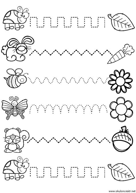 Rozpoznawanie Liter, Shape Worksheets For Preschool, Preschool Activities Printable, Aktiviti Kanak-kanak, Homeschool Preschool Activities, Preschool Tracing, Kids Worksheets Preschool, Pre Writing Activities, Kindergarden Activities