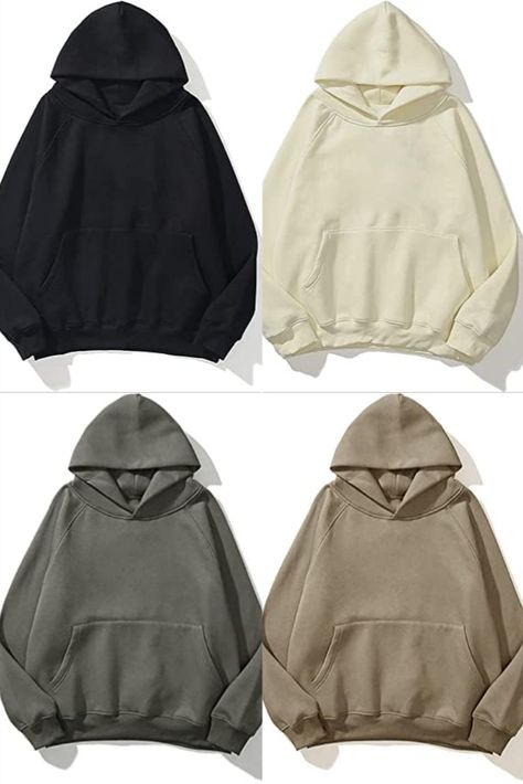 Hoodies Aesthetic Men, Men Sweatshirt Outfit, Baggy Hoodies, Hoodies Outfit, Mochila Jansport, Beige Hoodie, Hoodies Aesthetic, Baggy Hoodie, Plain Hoodies