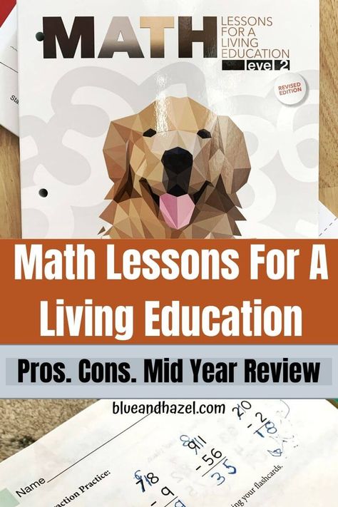 My complete list of pros and cons for Math Lessons For A Living Education. This honest review of level 1 & 2 shares what I love, what I don't, how Masterbooks math compared to The Good And The Beautiful, and why we are going to try another math curriculum. Masterbooks math takes a unique charlotte mason approach unlike other math curriculums, so come see what this looks like day to day. #homeschool #blueandhazel #1stgrade Sg Style, Math U See, The Good And The Beautiful, Homeschool Math Curriculum, Teaching Place Values, Real Life Math, Math About Me, Learning Time, Education Level