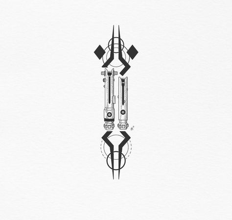 Minimal Ahsoka Tattoo, Ashoka's Lightsaber, Reylo Tattoo Ideas, Anikan Skywalker Tattoo Ideas, Cal Kestis Lightsaber Tattoo, Small Ahsoka Tattoo, Lowkey Star Wars Tattoos, Ahsoka Lightsaber Drawing, Subtle Ahsoka Tattoo