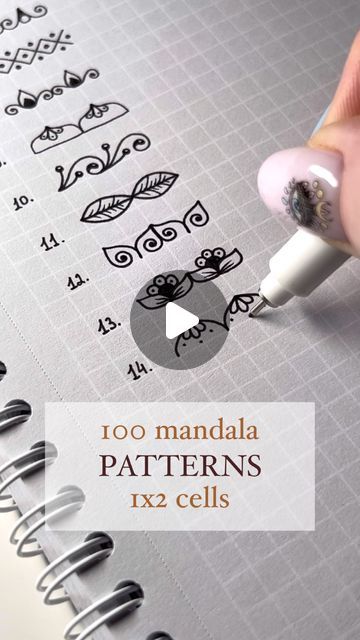 Mandala Patterns Ideas, Easy Mandala Drawing For Beginners, Mandala Pattern Sheet, Traceable Patterns, Mandela Patterns, Patterns Mandala, Easy Zentangle Patterns, Cell Parts, Easy Mandala