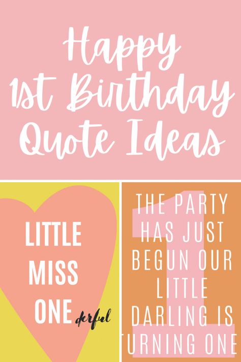 The Cutest First Birthday Quotes for Your 1-Year-Old - darling quote One Year Old Quotes Birthday, One Year Birthday Quotes, Turning One Quotes, First Birthday Sayings, 1st Birthday Sayings, 1st Birthday Letterboard, Diy First Birthday Card, One Year Old Quotes, Happy 1st Birthday Quotes Girl