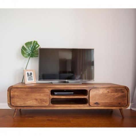 Small Tv Cabinet, Tv Rack, Tv Stand Designs, Tv Unit Furniture, House Interior Design Styles, Modern Tv Units, Wood Tv Cabinet, Solid Wood Tv Stand, Tv Wall Design