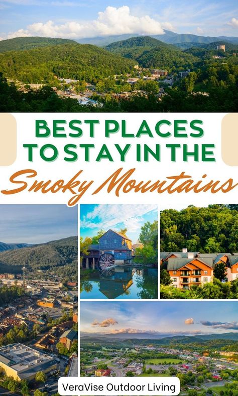 Where to Stay In The Smoky Mountains Wilderness At The Smokies, Smokey Mountains National Park, Tennessee Road Trip, Smokey Mountains Vacation, Smoky Mountains Tennessee, Mountains Vacation, Gatlinburg Vacation, National Parks America, Mountain Summer