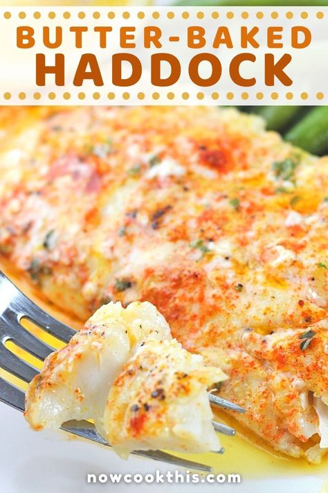 Baked Haddock Recipes, Baked Haddock, Haddock Recipes, Fish Recipes Baked, Fish Dinner Recipes, Seafood Entrees, Fish Recipes Healthy, How To Cook Fish, Fish Dinner