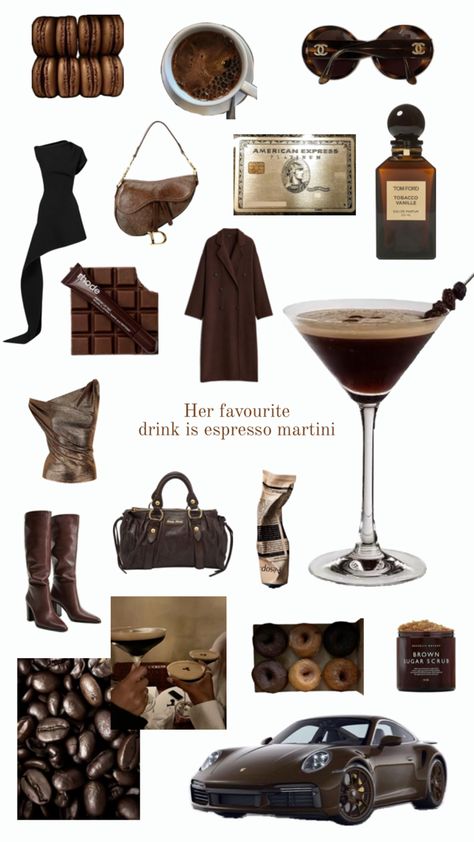 For all the girls who are obsessed with coffe 🤍 Martini Outfit, Vision Collage, Brown Sugar Scrub, Fashion Dream Job, Rich Girl Aesthetic, Shoes Outfit Fashion, Cute Selfies Poses, Espresso Martini, Stockholm Fashion