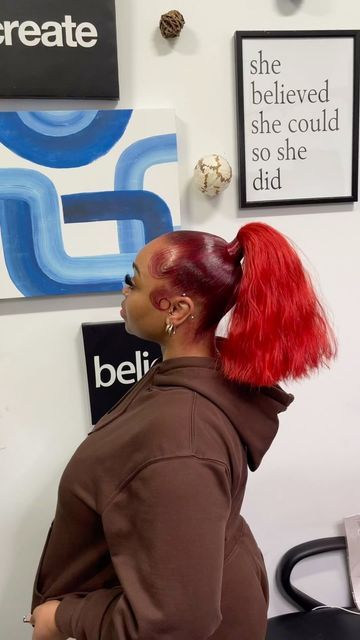 @ceetails on Instagram: "POM POM Ponytail ❤️‍🔥 Click link in bio to book ! . . . #Baltimoresleekponytail#Sleekponytail #Sleekponytails #Baltimore #DMVhairstylist #Viral #Healthyhair #Naturalhair #Slayed #Haircare #NOFILLY #sleek #halfuphalfdown#ponytail#baltimore #middlepartponytail #longhair #sidepart #Sidepartponytail #explorepage #sleek #ponytail #jaydawayda #model #repost #art #beautiful #follow #repost #Baltimoremaryland #explore #blackowned" Short Sleek Ponytail, Pom Pom Ponytail Black Women, Wig Messy Bun, Pom Pom Ponytail, Ponytail Black Women, Brazilian Lace Front Wigs, Full Lace Wig Glueless, Aliexpress Hair, Human Hair Wigs Blonde