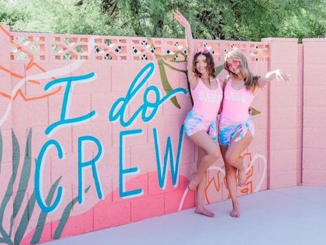 Bachelorette Air Bnb, Airbnb Bachelorette Party Decor, Pink Air Bnb, Bachelorette Airbnb Decor, Airbnb Theme Ideas, Bachelorette Party Airbnb, Colorful Airbnb, Pink Airbnb, Arizona Airbnb