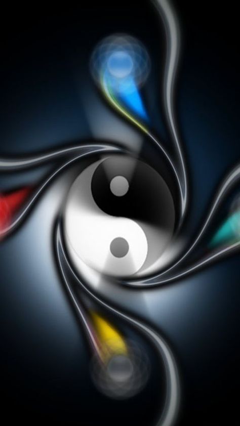 Ying Yang Wallpaper, Ying Et Yang, Jing Jang, Jing Y Jang, Ying Yang Art, Jin Jang, Yin Yang Art, Yin Yang Tattoos, Cool Optical Illusions