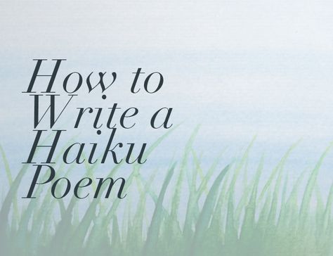 Haiku is an ancient form of poetry invented in Japan. People focus on the syllable counts, but that's just the basics. Here's how to write a haiku poem. Haiku Poem, Japanese Haiku, Japanese Poetry, Haiku Poetry, Poetry Journal, Haiku Poems, Forms Of Poetry, Writing Rubric, Japan People