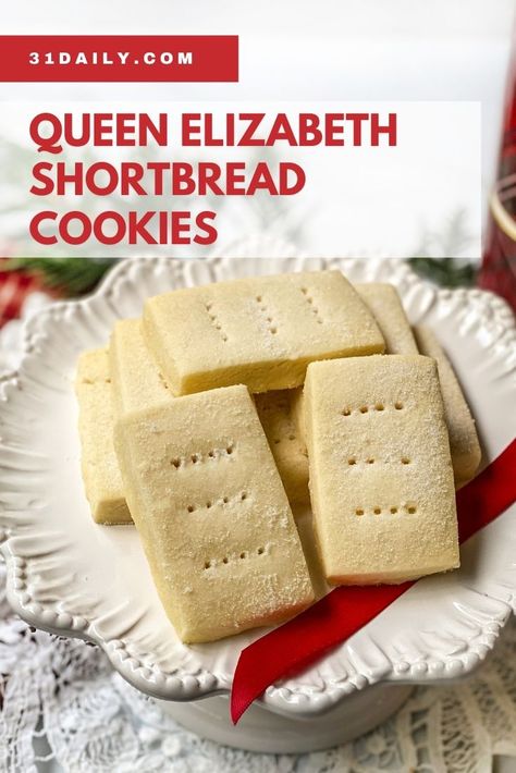 Buckingham Palace Shortbread Cookies are a recipe from Royal pastry chef John Higgins that’s perfect for the Christmas cookies tray or for afternoon tea. Tea Biscuit Cookies, Eat Some More Biscuit Recipe, British Shortbread Cookies, Buckingham Palace Recipes, Royal Recipes British, English Shortbread Cookies, Best Cookies Ever Recipe, English Tea Cookies, Shortbread Biscuits Recipe