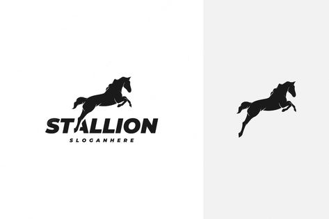 Jumping Horse Logo, Stallion Logo, Silhouette Logo Design, Horse Vector, Stallion Horse, Silhouette Logo, Stallion Horses, Sport Shirt Design, Scary Wallpaper