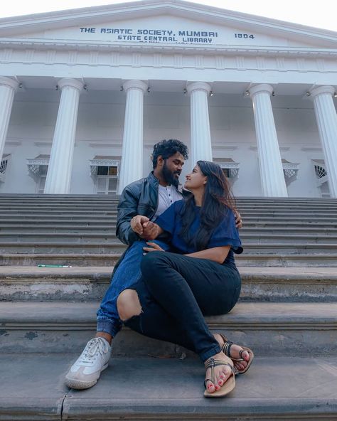 We don't need to pose for a picture. We look at each other and fall in love. TOUCHWOOD. We are at the Asiatic Library in Mumbai. This place… Asiatic Library Mumbai Pre Wedding, Pre Wedding Mumbai, Mumbai Pre Wedding Shoot, South Bombay, Vintage Location, Pre Wedding Photoshoot Props, Photography Reference, Bookish Aesthetic, Marriage Photography