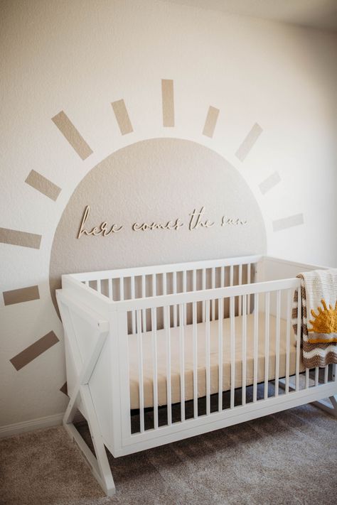 Nursery • sun • Nursery Room Diy, Nursery Themes Neutral, Kids Rooms Inspo, Baby Nursery Inspiration, Baby Room Themes, Baby Room Neutral, Baby Nursery Neutral, Baby Room Inspiration, Nursery Room Design