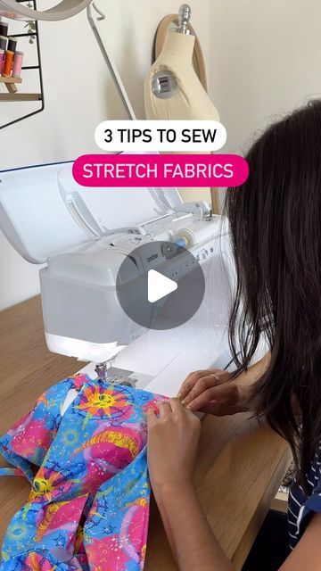 Tammy Johal on Instagram: "It’s not as tricky as you think! These three tips will help you sew with stretch fabrics easily 🫶🏽  I used this gorgeous foiled fabric from @funkifabrics to make the cutest swimsuit and love how it turned out!! 🔥 Using high quality fabric will make sewing with stretchy fabric so much easier and result in longer lasting handmade garments. Use the code: TAMMY15 for 15% off at @funkifabrics 🌞 #ad   #sewing #learntosew #funkifabrics #sewingpatterns #sewingproject #sewingtutorial #dressmaking #fashiondesign #howtosew #sewingtips #sewinghacks" How To Sew On Stretchy Fabric, How To Sew With Stretchy Fabric, Patterns For Stretchy Fabric, Tips For Sewing Stretchy Fabric, Sewing Stretchy Fabric Tips, Cute Swimsuits, Learn To Sew, Dance Dresses, Stretchy Fabric