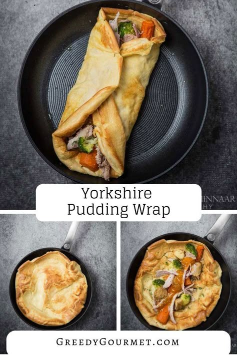 Best Yorkshire Pudding, Eggs Dishes, Yorkshire Pudding Wrap, Yorkshire Pudding Recipe, Popover Recipe, Savoury Bakes, Yorkshire Pudding Recipes, Hp Sauce, Yorkshire Puddings