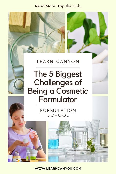 Being a cosmetic formulator is a challenging but rewarding career. Cosmetic formulators are responsible for developing new and innovative beauty products that meet the needs of consumers. They must have a strong understanding of chemistry, biology, and marketing in order to create products that are safe, effective, and appealing.Here are the 5 biggest challenges of being a cosmetic formulator: Cosmetic Science, Cosmetic Chemistry, Cosmetic Formulation, Body Butters Recipe, Chemistry Lessons, Butter Recipes, Skin Science, Cosmetics Industry, Cosmetics Ingredients