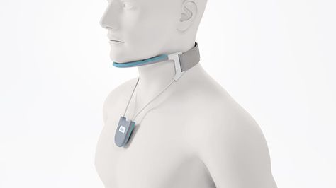 Neck Brace: The New Generation Neck Support by Handsome Ltd Medical Device Design, Neck Brace, Modern Industrial Design, Medical Laboratory Science, Neck Pain Relief, Medical Design, Face Mask Design, Devices Design, Neck Support