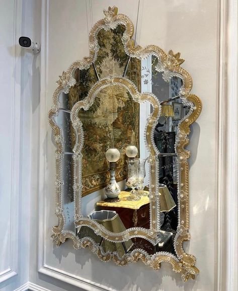 Murano Mirror, Murano Glass Mirror, Murano Glass, Glass Mirror, Things To Buy, Cool Things To Buy, Hand Made, Mirror, Glass