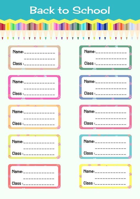 Name For Notebooks Design, Edukasyon Sa Pagpapakatao Design, School Book Labels, Free School Labels, Template Name, Notebook Labels, Cute Laptop Stickers, School Labels, Times Tables