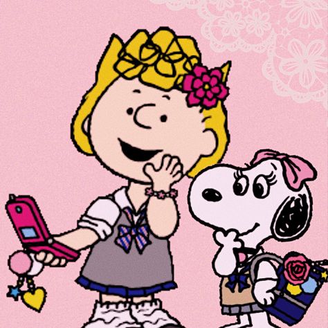 peanuts sally and belle edit Sally Brown Aesthetic, Peanut Aesthetic, Peanuts Pfp, Sally Charlie Brown, Linus Charlie Brown, Peanuts Sally, Silly Pfps, Lucy Charlie Brown, Charlie Brown Characters