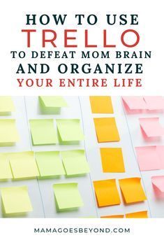 Trello Ideas, Trello Templates, Mom Brain, Digital Organization, Organization Apps, Organized Mom, Planner Pdf, Planning And Organizing, Work Organization