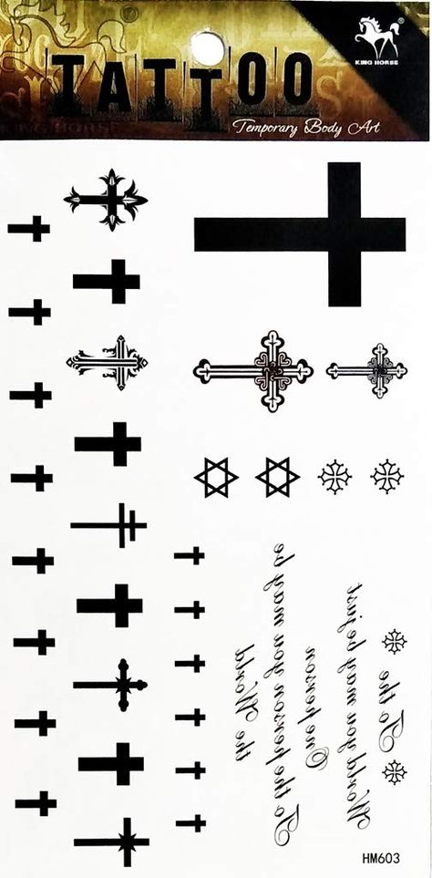 PP TATTOO 1 Sheet Religion Christian Cross Jesus Symbol Temporary Tattoo Stickers Waterproof Body Arm Tattoo Sticker for Men Women Make up Fake Tattoo Removable (As an Amazon Associate I earn from qualifying purchases) Pp Tattoo, Cross Jesus, Symbol Tattoos, Temporary Tattoo Stickers, Tattoo Sticker, Christian Cross, Fake Tattoos, Jesus On The Cross, Finger Tattoos