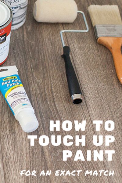 How to Touch Up Paint for an Exact Match Pinterest Paint Touch Up Tips, Touch Up Paint On Walls Tips, How To Touch Up Paint On Walls, Painting House, Home Staging Tips, Paint Storage, Laundry Closet, Flat Paint, Paint Matching