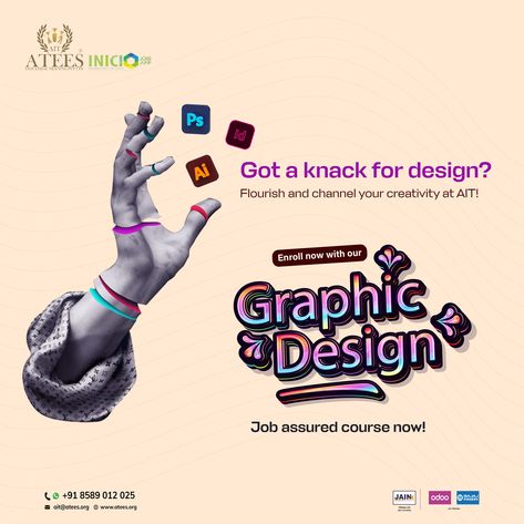 With our job-assured Graphic Design Course, you may unlock your creativity. Learn basic design ideas, software skills, and industry strategies for creating visually stunning content. Enrol now to realize your artistic vision! #GraphicDesignCourse #CreativityUnleashed #DesignPrinciples #SoftwareSkills #VisualContent #ArtisticVision #EnrollNow #CreativeCareer #photoshop #backgroundtextures #digitalbackground #backgrounds #textures #woodtexture #graphicdesign Graphic Design Course Ads, Courses Social Media Design, Graphic Design Course Poster, Course Poster Design, Logo Design Youtube, Youtube Logo Design, Graphic Designing Course, Graphic Design Jobs, Graphic Design Course