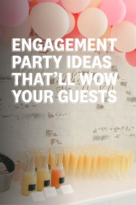 Budget Friendly Engagement Party, Engagement Party Decorations Simple, Engagement Party Candy Bar, Engagement Party Entertainment Ideas, Things To Do At An Engagement Party, Engagement Party Appetizer Table, Engagement Party Drinks Cocktails, Food Ideas For Engagement Party, Engagement Party At A Bar