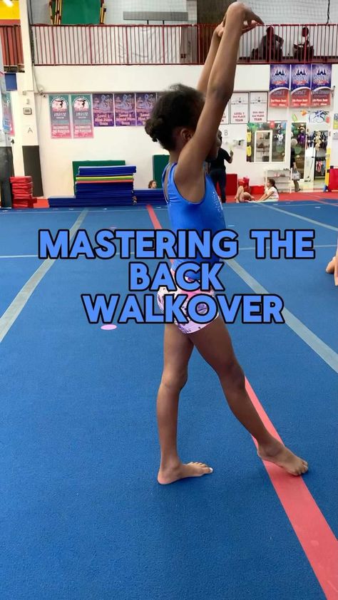 Gravity Gymnastics | 🌟 Mastering the Back Walkover: Let’s break it down! 💫 Dive into these essential drills designed to help you conquer the back walkover step... | Instagram Back Walkover, Preschool Gymnastics, Cheer Routines, Front Walk, Gymnastics Coaching, Drills, Your Back, Tumbling, Gravity