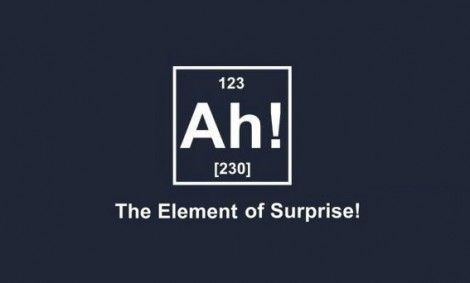 The Element of "Surprise" Logo Tips, I Love You Sister, Diversity Inclusion, Literary Elements, Design Brand Identity, Science Humor, Design Icon, Nerd Alert, Happy Fun