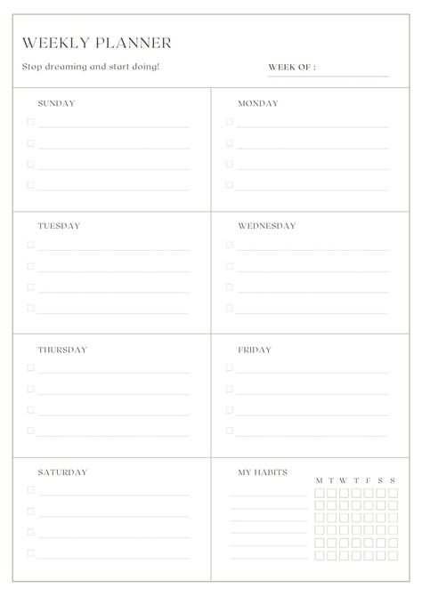 Student Weekly Planner Goodnotes, To Do List Minimalist Printable, Weekly Planner Download, Weekly Planner To Do List, Weekly Planner Free Download, Weekly Work Planner Free Printable, Weekly Template Planner, Weekly To Do List Printable Free, Good Notes Weekly Planner