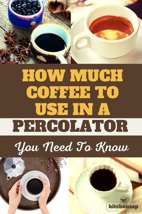 Percolator Coffee How To Make, Coffee Measurements, Travel Coffee Maker, Siphon Coffee, Man Recipes, Chai Coffee, Coffee Brewing Methods, Coffee Percolator, Coffee Tips