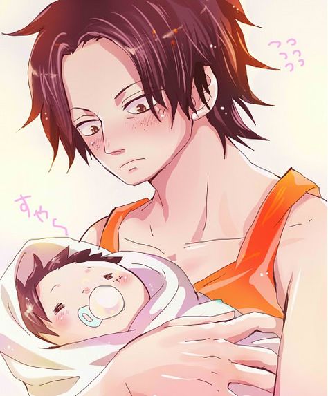 Tags: Anime, Baby, Carry, Tank Top, ONE PIECE, Monkey D. Luffy, Freckles Baby Luffy, Trio Asl, Asl Brothers, Ace Luffy, One Piece Monkey D Luffy, Sabo One Piece, Ace Sabo Luffy, Ace And Luffy, One Piece Ace